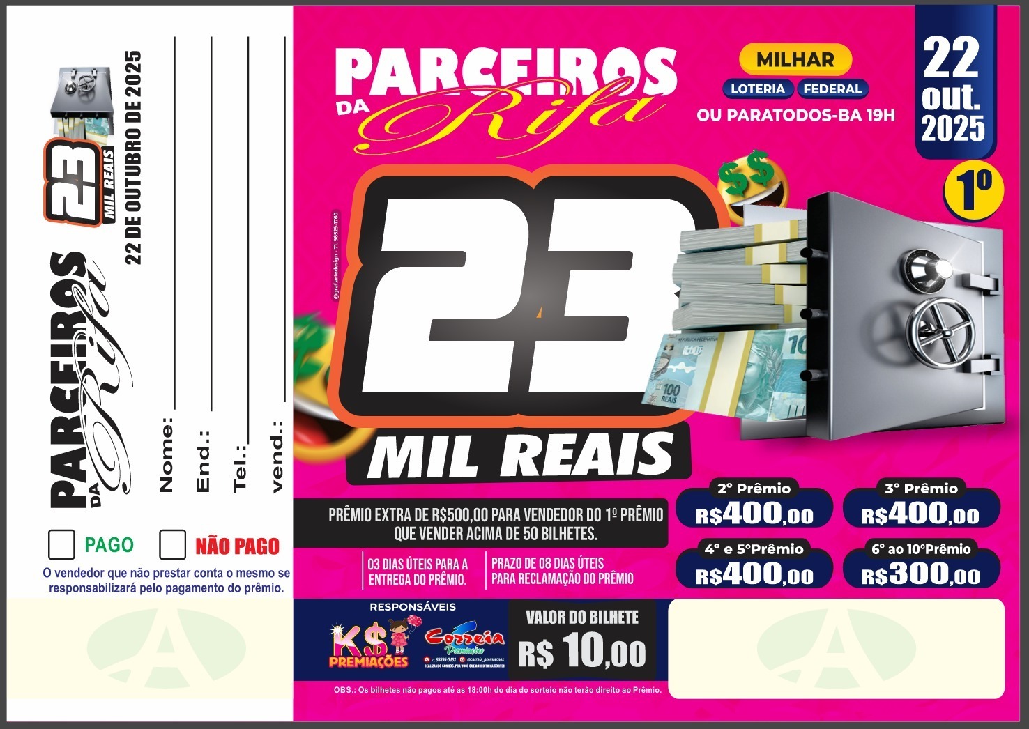 Imagem capa da rifa