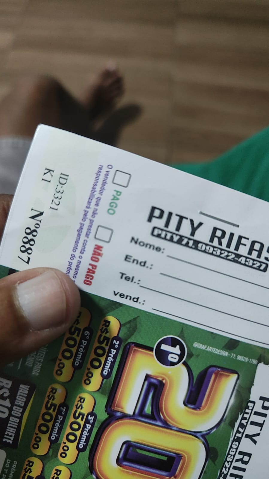 Imagem capa da rifa